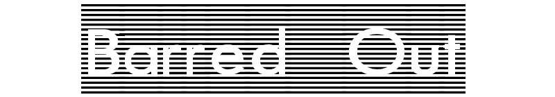 Barred Out Font