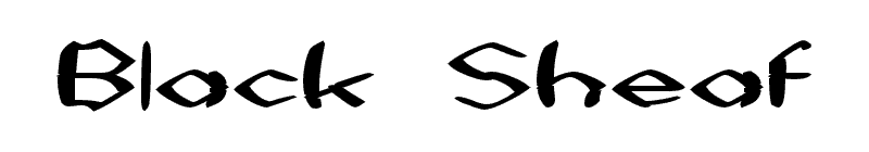 Black Sheaf Font
