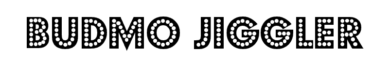 Budmo Jiggler Font
