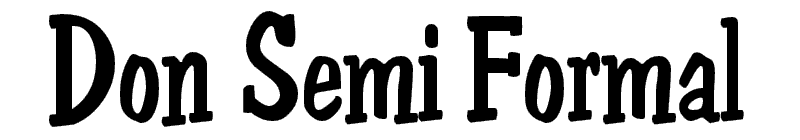 Don Semi Formal Font