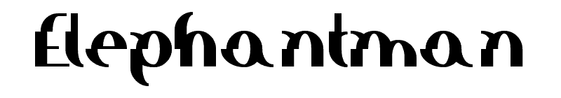 Elephantman Font