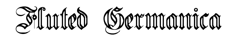 Fluted Germanica Font