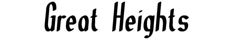 Great Heights Font
