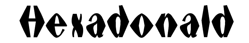 Hexadonald Font