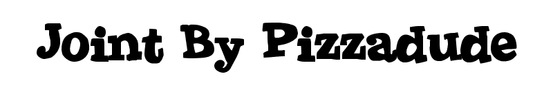 Joint By Pizzadude Font