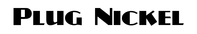 Plug Nickel Font