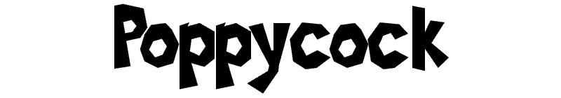 Poppycock Font