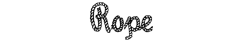 Rope Font