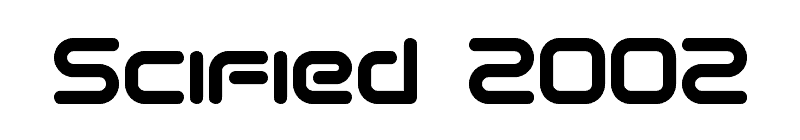 Scified 2002 Font