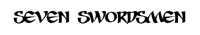 Seven Swordsmen Font